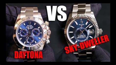 rolex sky dweller steel vs daytona|Feature: Rolex Daytona: Steel Vs Precious Metal.